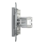 РОЗЕТКА КОМП'ЮТЕРНА RJ45 UTP КАТ. 5Е ASFORA СТАЛЬ