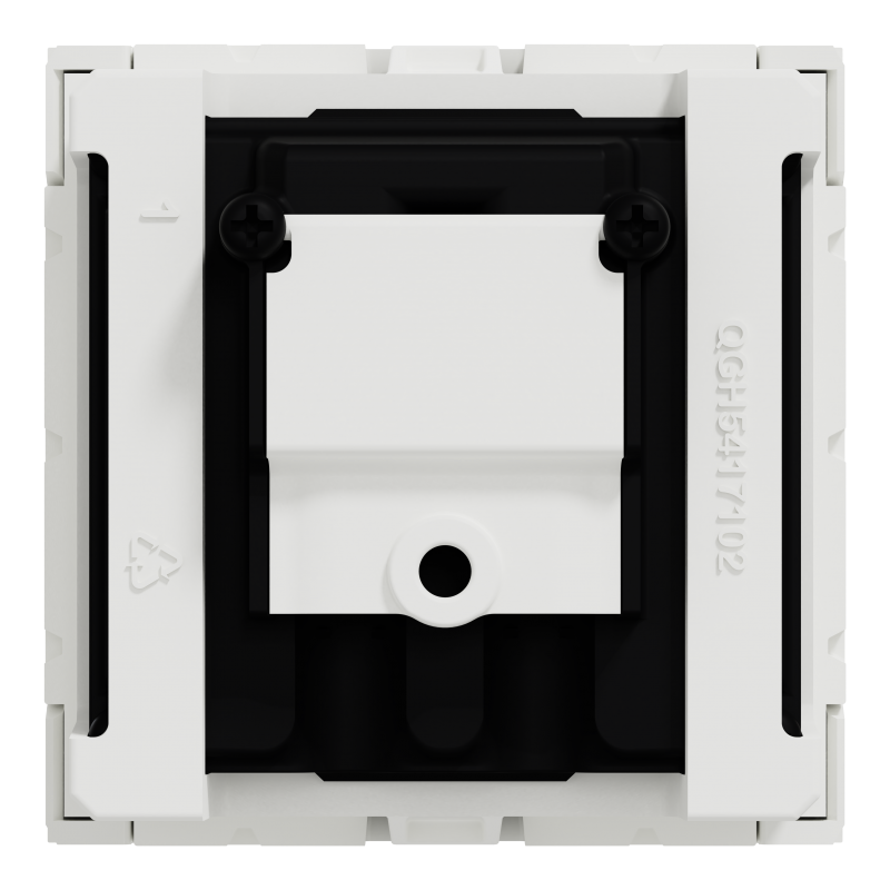 Розетка R-TV SAT одинарна, 2 модулі білий
