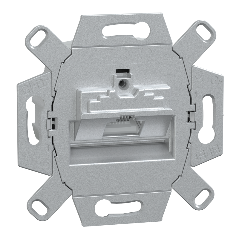 Механізм телекомунікаційної розетки RJ45 8 Cat. 6A iso
