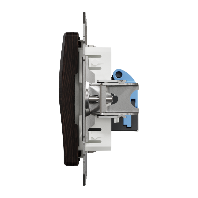 Комп'ютерна розетка, RJ45 CAT6 UTP, Венге, Sedna Elements