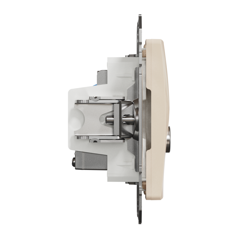 Розетка RJ45 категорія 6 UTP -TV Бежевий Sedna Design