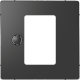 Cover plate, Merten System M, for thermostat with touch display, anthracite