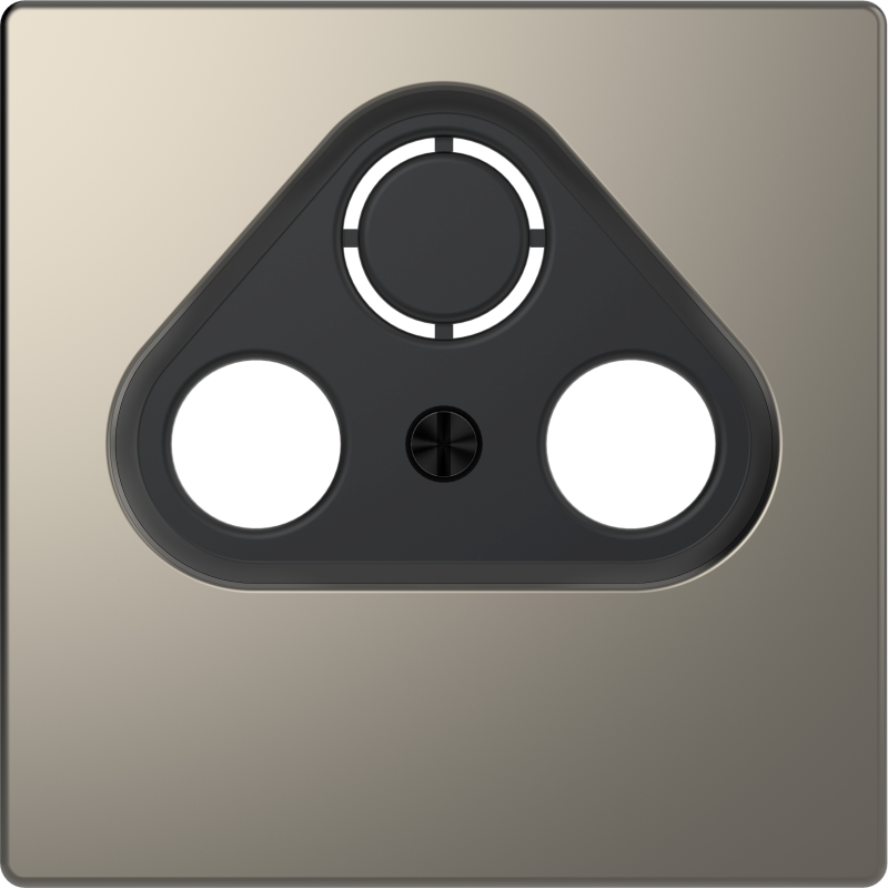 D-Life ЦЕНР. НАКЛ. TV розетка НІКЕЛЬ