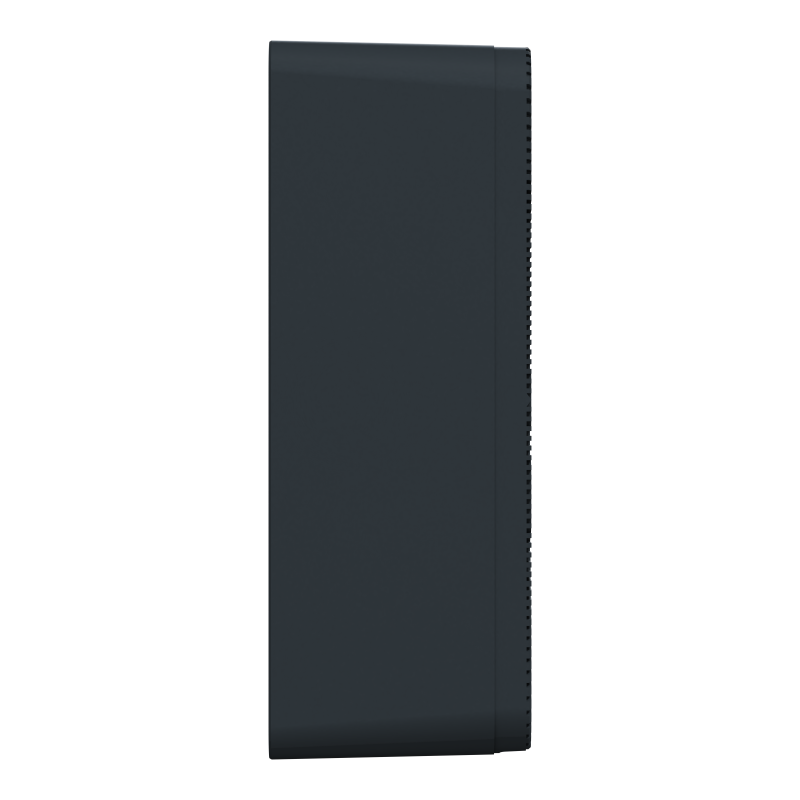 Подвійний блок для поверхневого монтажу IP55 Mureva Styl, вертикальний, чорний