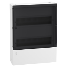 ЩИТ НАВІСНИЙ Resi9 MP ДИМЧАСТІ ДВЕРІ 2 ШИНИ 24 МОДУЛІ (2 РЯДИ ПО 12 МОДУЛІВ)