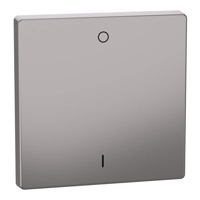 Накладка 1-клавішного вимикача з 0/1 SysD нікель
