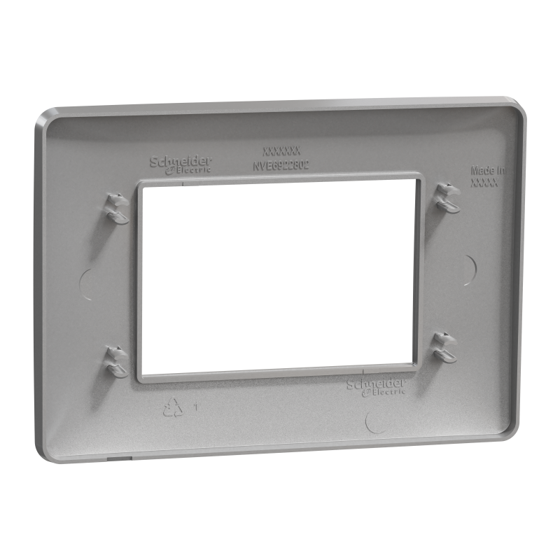 Рамка 3-модульна, алюміній