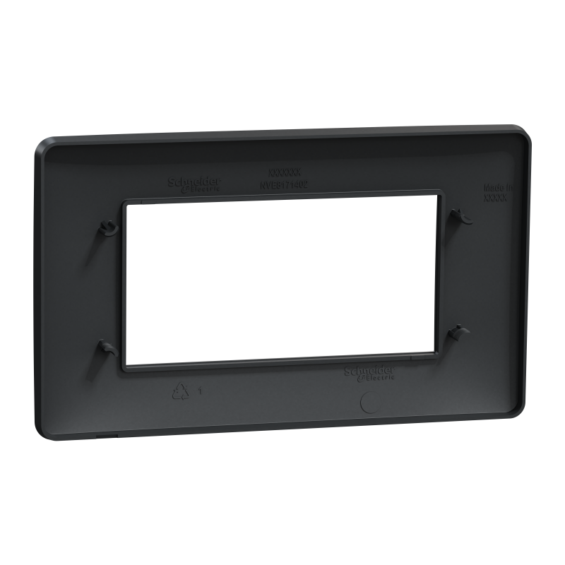 Рамка 4-модульна, антрацит