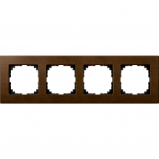 Рамка 4-постова дерево M-Plan SysM горіх