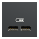 Розетка USB подв. 2.1А 2 модуля антр