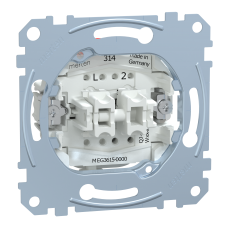 Механізм 2-клавішного вимикача 1 полюс 16AX