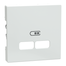 Накладка для мехнізму USB розетки SysM активно-білий гл