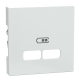 Накладка для мехнізму USB розетки SysM активно-білий гл