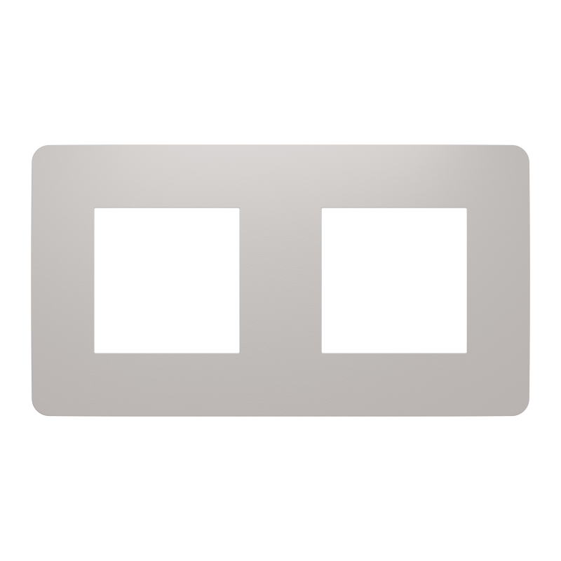 Рамка 2-постова, Шампань/білий