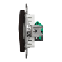 Комп'ютерна розетка RJ45 CAT 5E UTP, Венге Sedna Elements