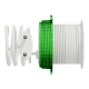 Unica system+, Настільний блок XS з USB типу A та USB типу C, білий