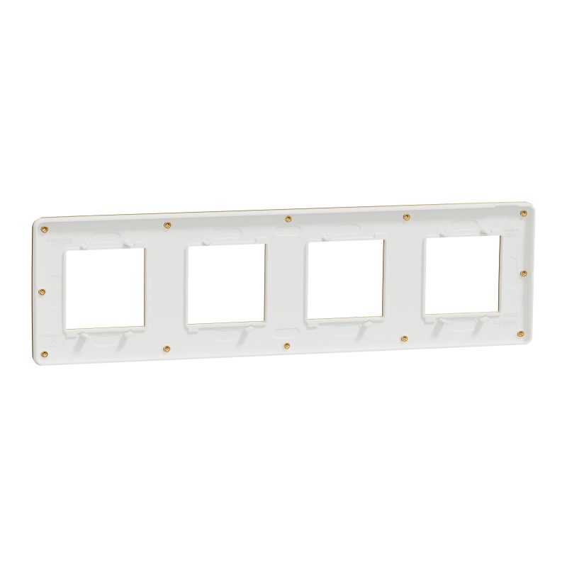 Cover frame, Unica Studio Metal, 4 gangs, copper
