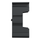 Коробка для зовнішнього монтажу Чорний Sedna Design