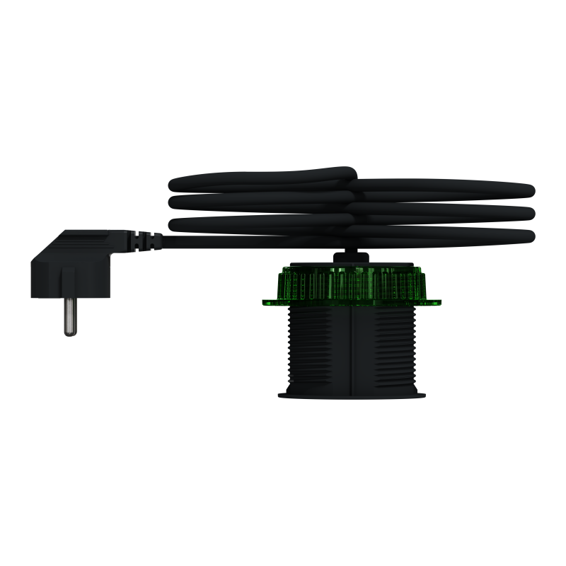 Unica system+, Настільний блок XS з розеткою DE та USB типу A, антрацит