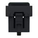 RJ45 накладка 1 модуль антрацит