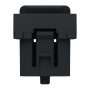 RJ45 накладка 1 модуль антрацит