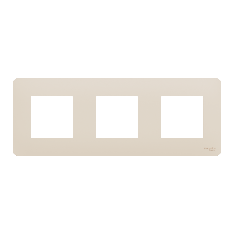 Рамка 3-постова, бежева Unica New Studio
