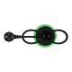 Unica system+, Настільний блок XS з розеткою DE та USB типу A, антрацит