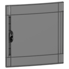 Pragma smoked door - for flush enclosure - 2 x 18 module