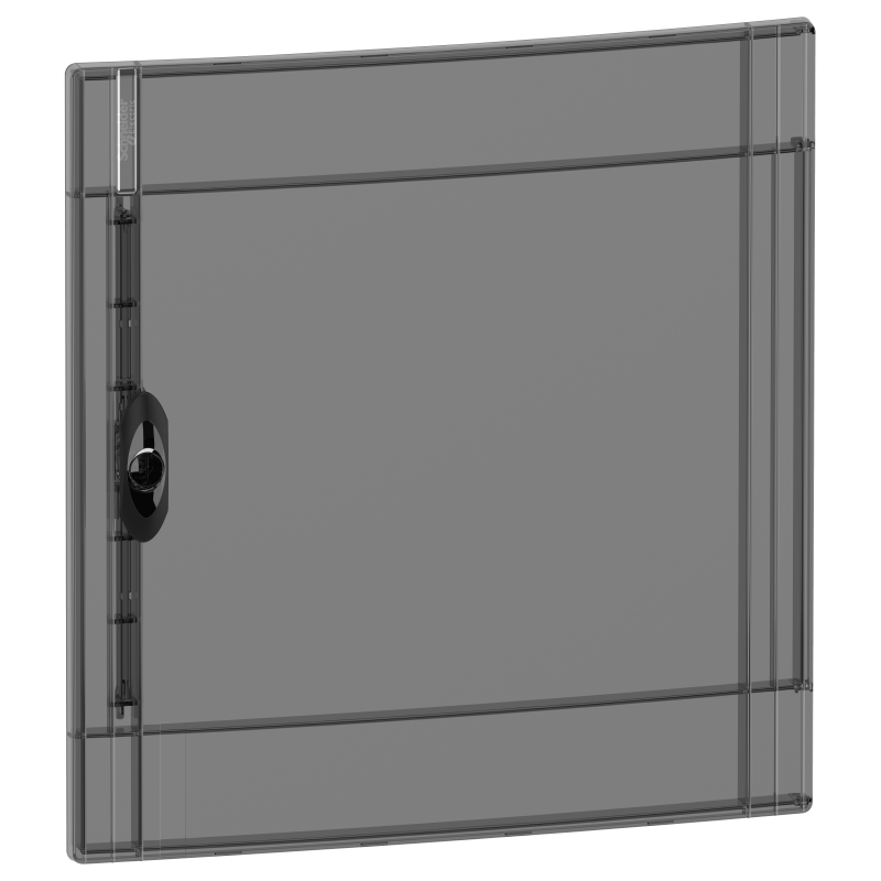Pragma smoked door - for flush enclosure - 2 x 18 module