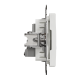 Розетка TV 4DB Wh Sedna Design