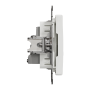 Розетка TV 4DB Wh Sedna Design