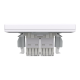 РОЗЕТКА КОМП'ЮТЕРНА RJ45 UTP КАТ.6 ПОДВІЙНА БІЛА ASFORA