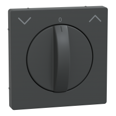 Накладка поворотного вимикача жалюзі SysD aнтрацит