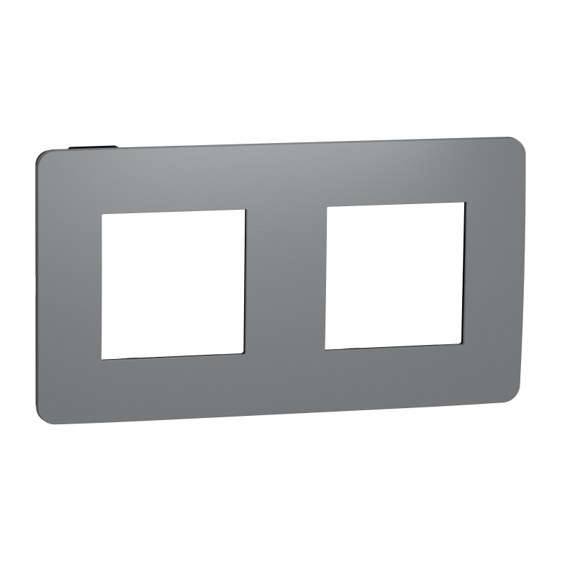 Рамка 2-постова, Димчато-сірий/антрацит