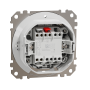 Одноклавішний перемикач IP44 Білий Sedna Design