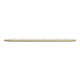 Cover frame, Unica Studio Metal, 3 gang, 3 x 2 modules, gold or beige