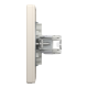 РОЗЕТКА КОМП'ЮТЕРНА RJ45 КАТ. 5Е І ТЕЛЕФОННА РОЗЕТКА RJ12 КРЕМ ASFORA