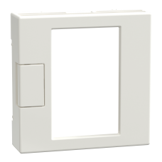 Cover plate, Merten System M, for thermostat with touch display, polar white