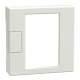 Cover plate, Merten System M, for thermostat with touch display, polar white