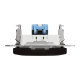 Комп'ютерна розетка, RJ45 CAT6 UTP, Венге, Sedna Elements