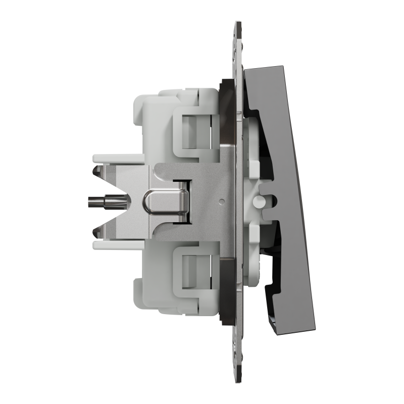 ВИМИКАЧ ТРЬОХКЛАВІШНИЙ АНТРАЦИТ ASFORA