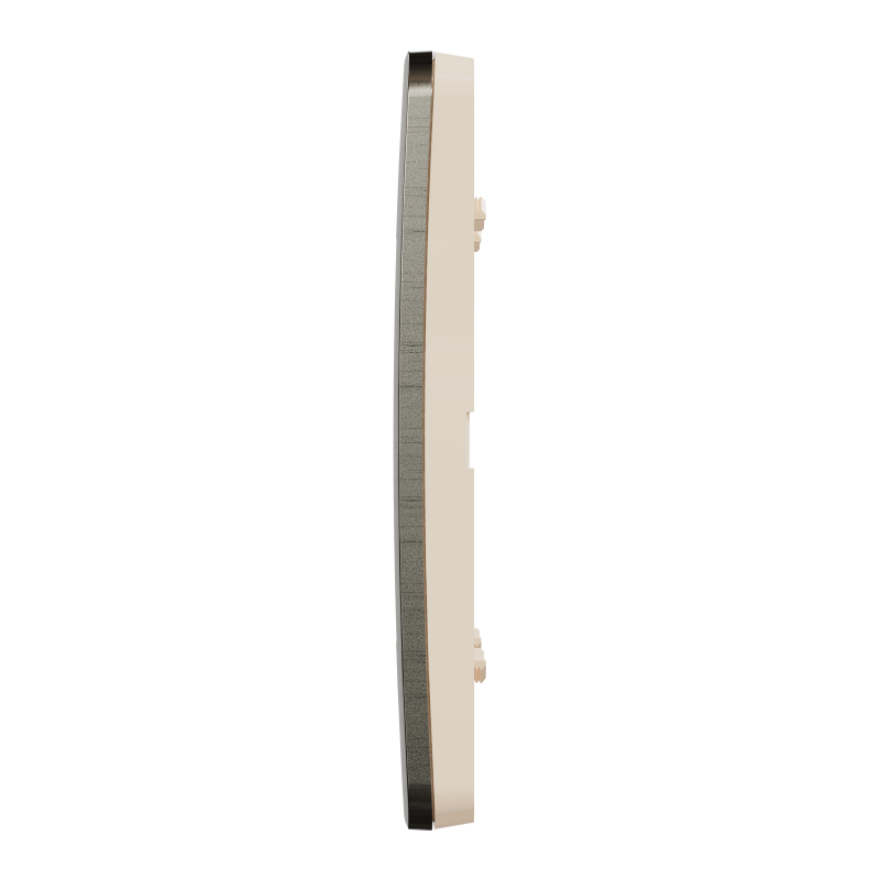 Cover frame, Unica Studio Metal, 2 gang, 2 x 2 modules, bronze or beige