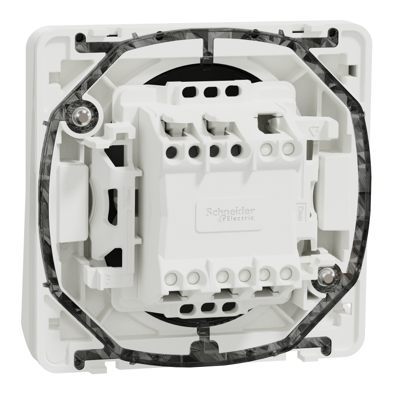 Механізм кнопкового вимикача IP55 Mureva Styl, білий