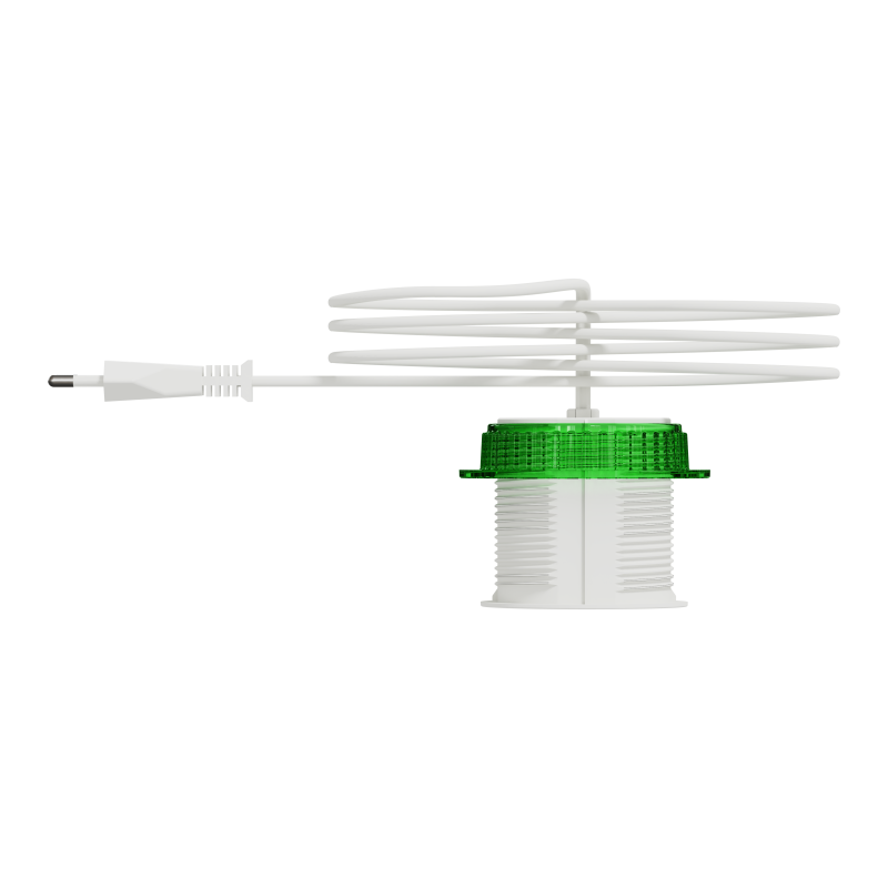 Unica system+, Настільний блок XS з USB типу A та USB типу C, білий