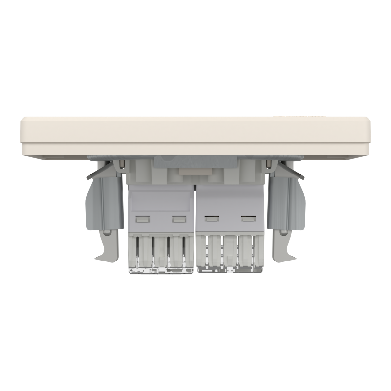 РОЗЕТКА КОМП'ЮТЕРНА RJ45 КАТ. 5Е І ТЕЛЕФОННА РОЗЕТКА RJ12 КРЕМ ASFORA