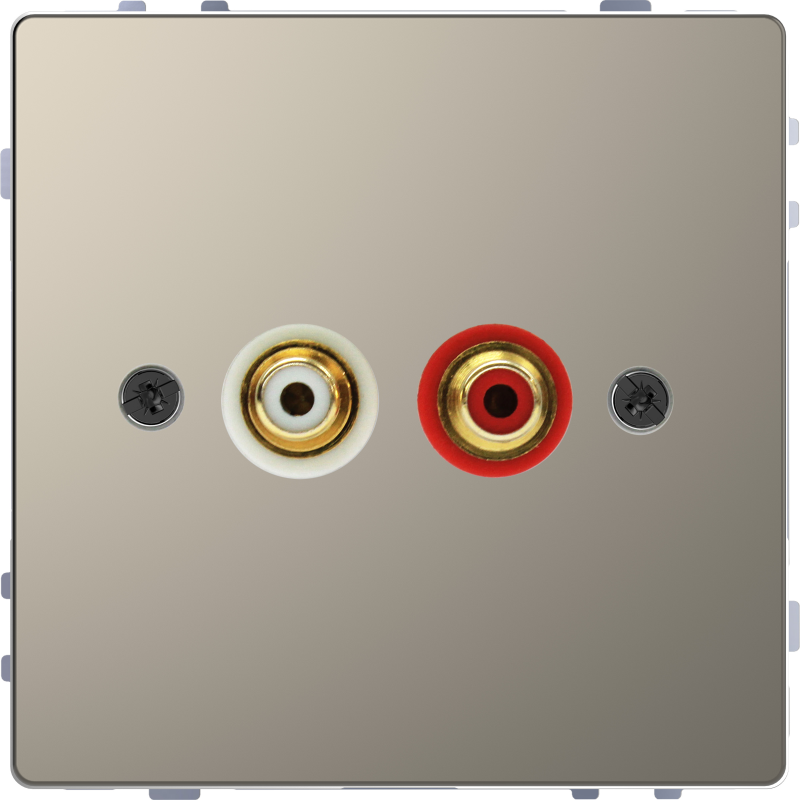 Механізм аудіорозетки RCA SysD нікель