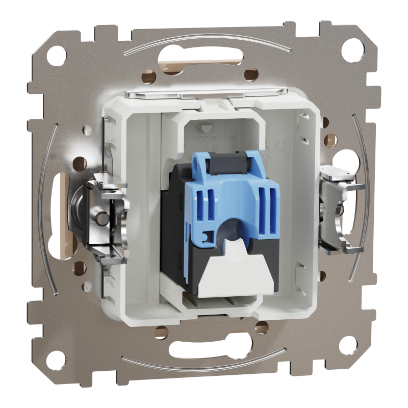 Комп'ютерна розетка, RJ45 CAT6 UTP, Бежева, Sedna Design