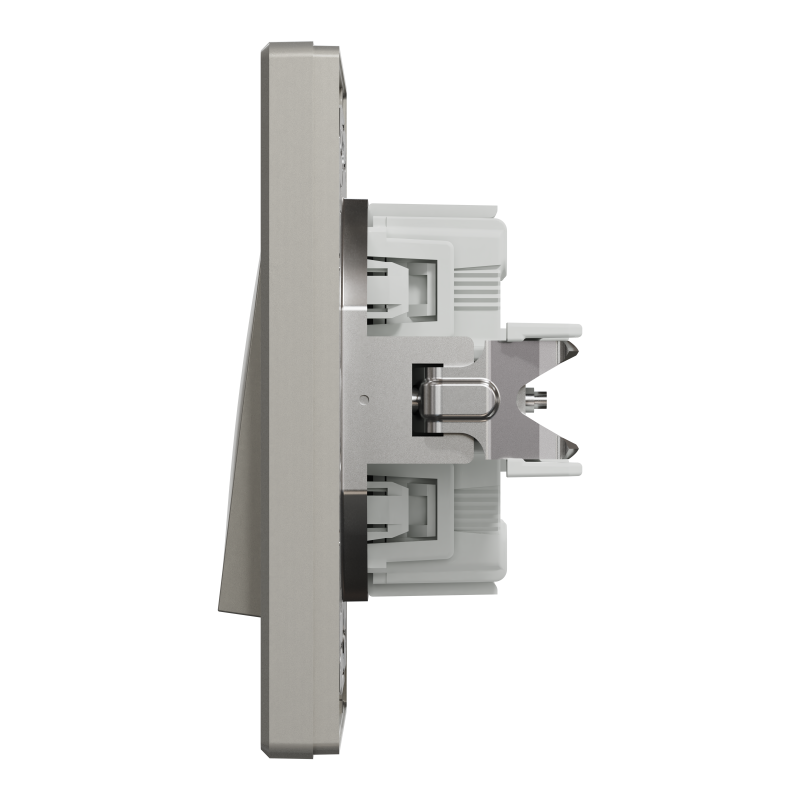 ВИМИКАЧ ОДНОКЛАВІШНИЙ САМОЗАЖИМНИЙ ASFORA БРОНЗА