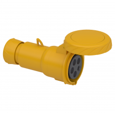 PratiKa wander socket - straight - 32 A - 3P + N + E - 100...130 V AC - IP67