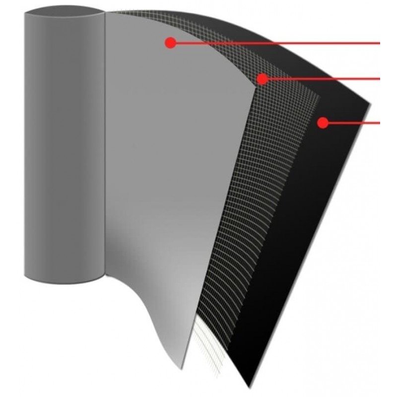 ПВХ мембрана Tetto Rooftop ST 1.8 мм (2.1x20 м)